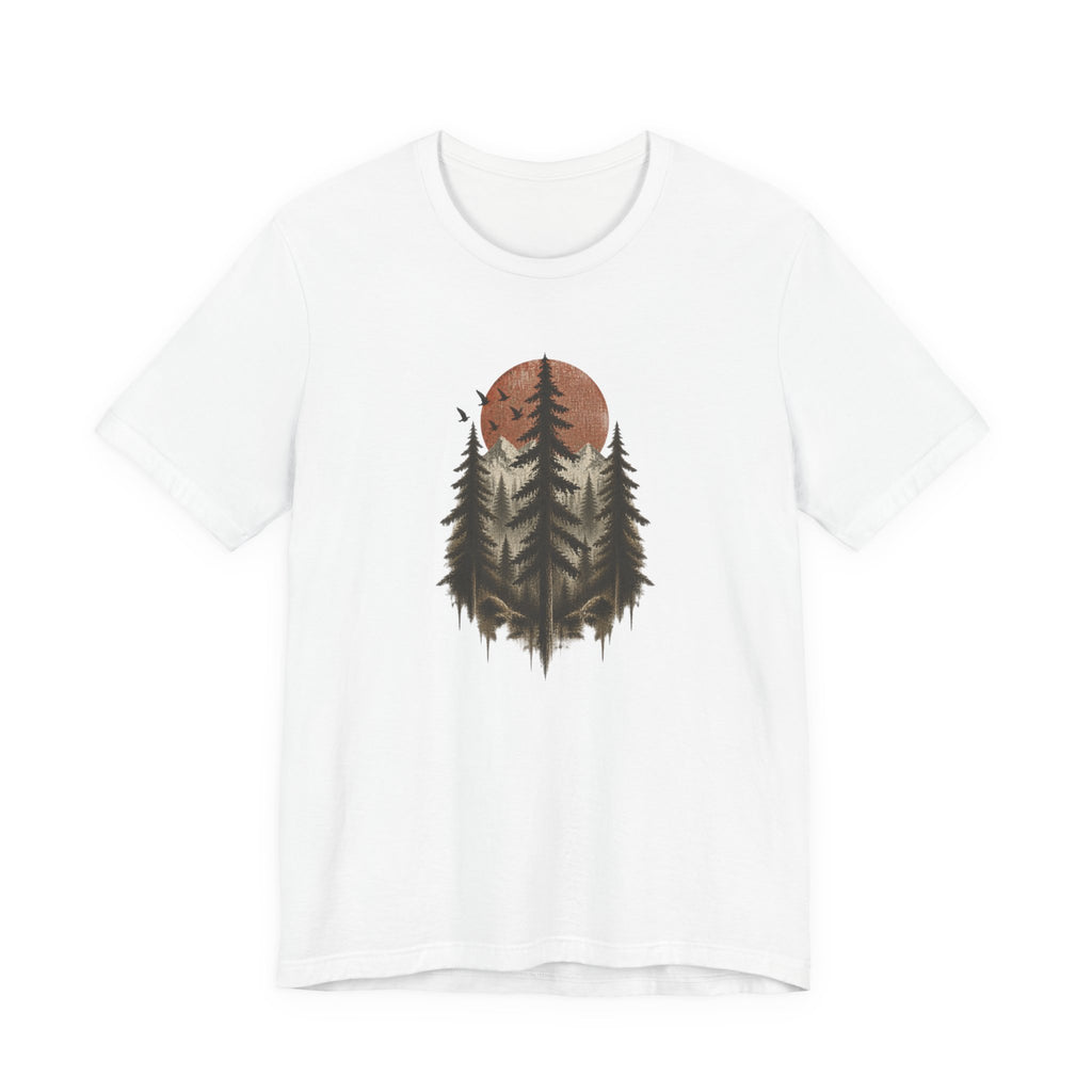 Mountain Pine Forest Sunset T-Shirt