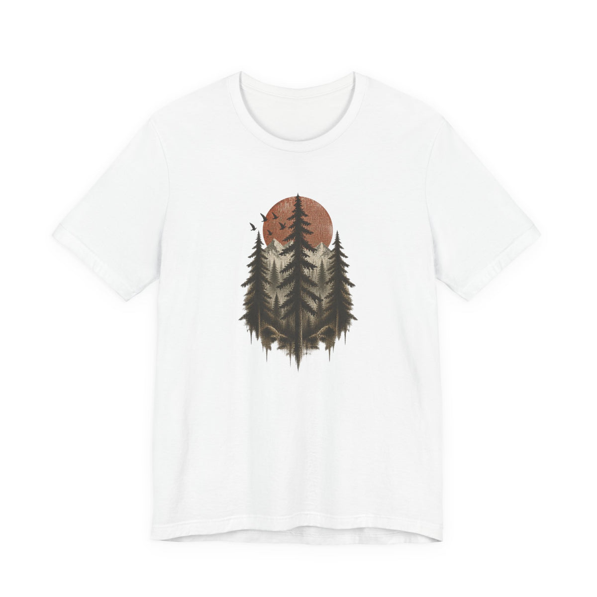 Mountain Pine Forest Sunset T-Shirt