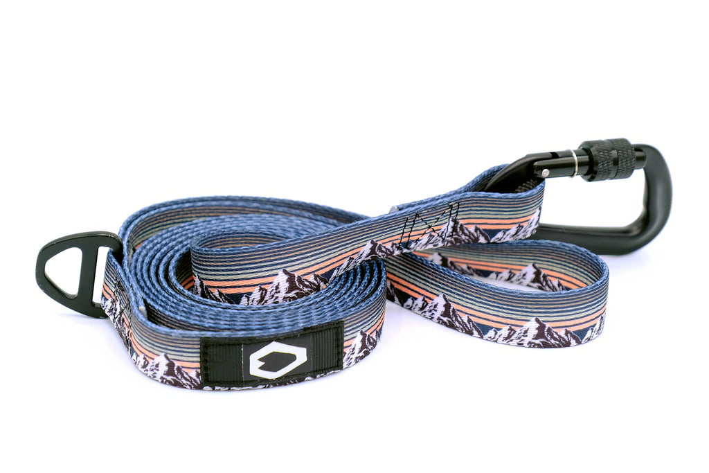 Outdoor Dog Collar & Leash Set – Nylon, Locking Carabiner