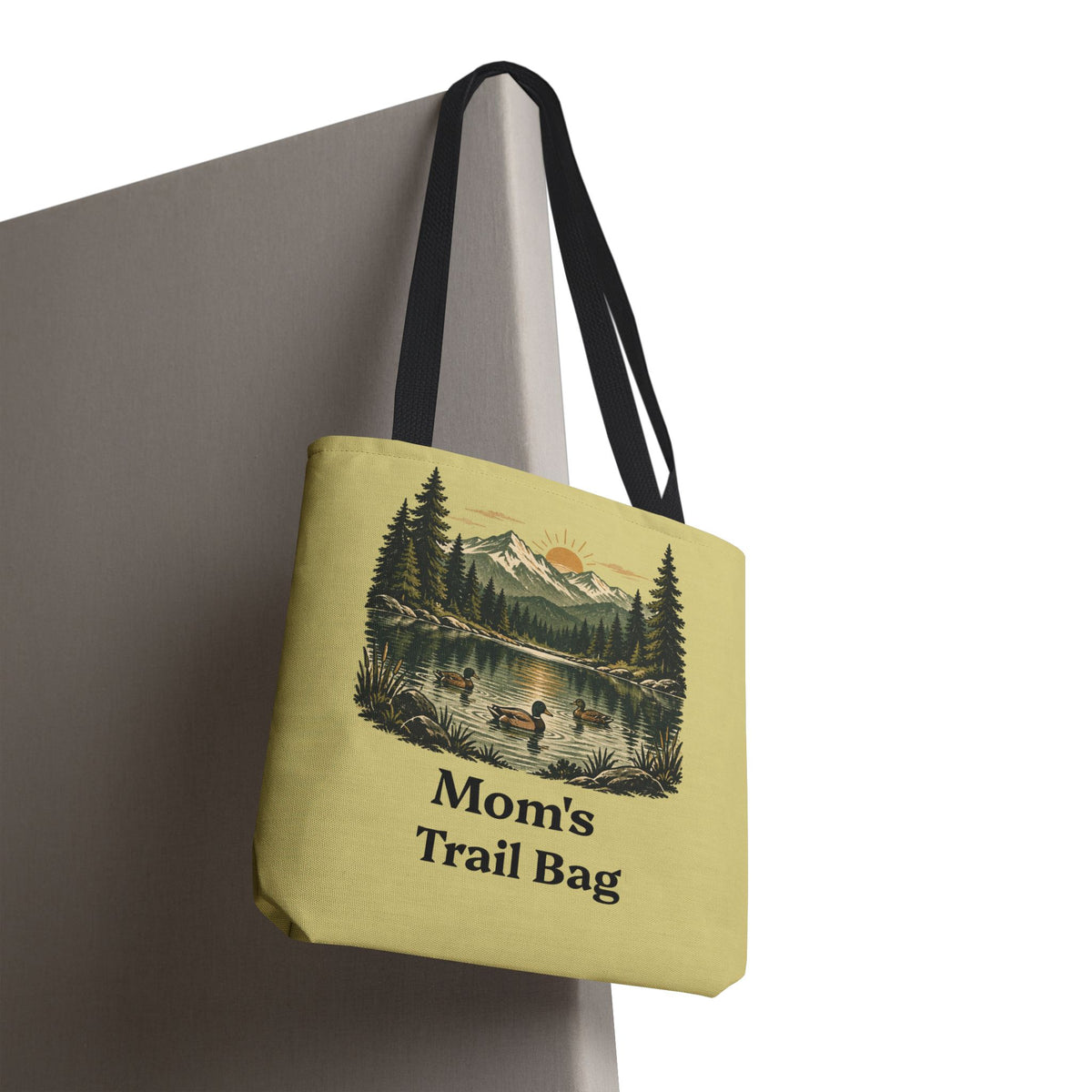 Personalized Vintage-Inspired Duck Pond Tote Bag