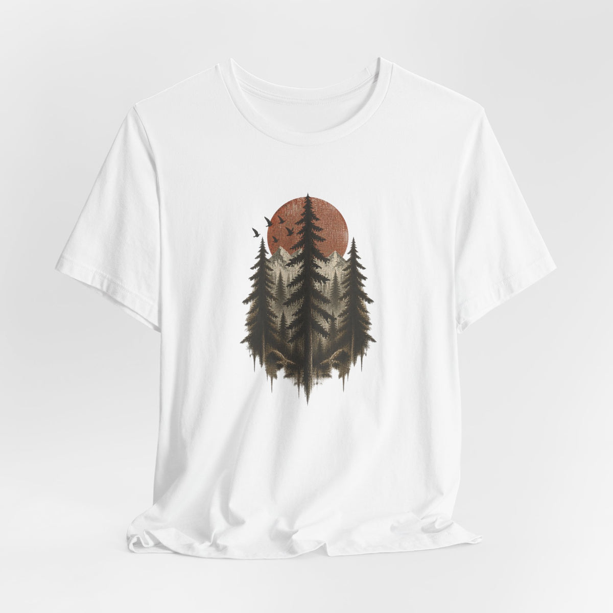 Mountain Pine Forest Sunset T-Shirt