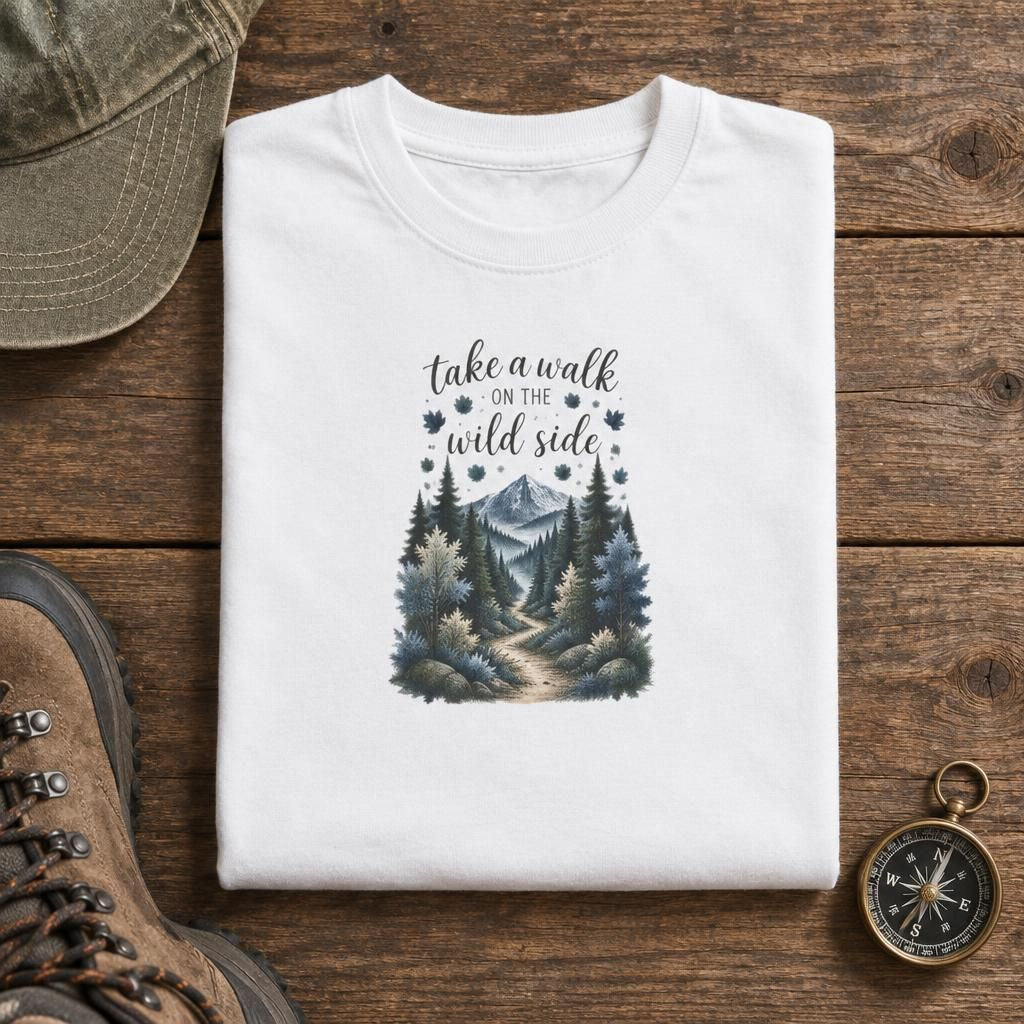Take a Walk on the Wild Side Forest Nature T-Shirt