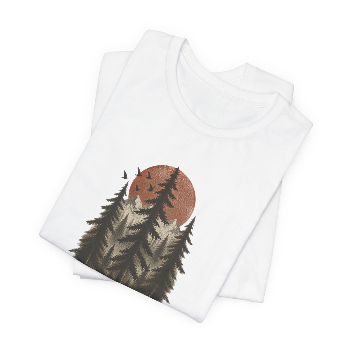 Mountain Pine Forest Sunset T-Shirt