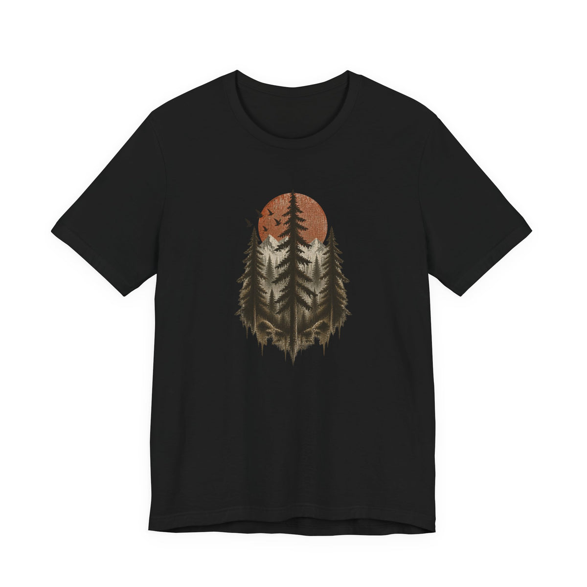 Mountain Pine Forest Sunset T-Shirt