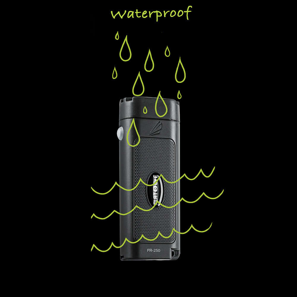 FLATEYE FR-280 Rechargeable Flashlight – 280 Lumens, Flat Grip