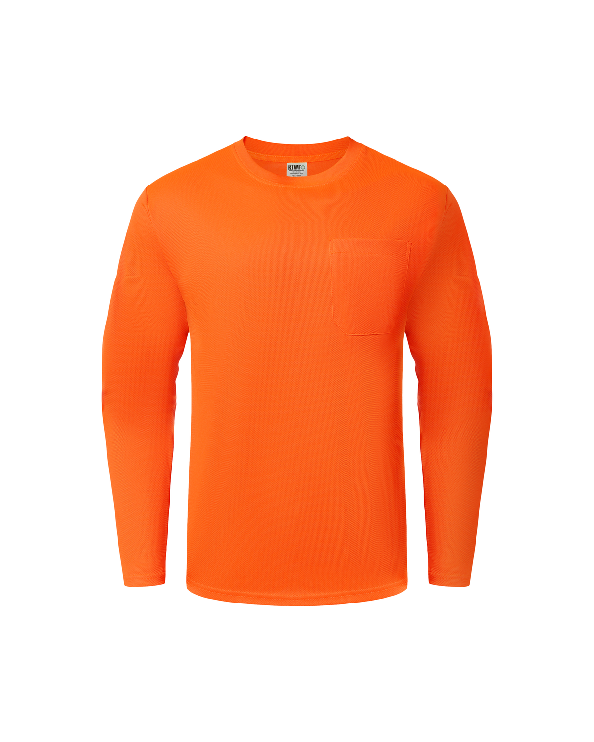 Hi-Vis Orange Safety Shirt – Long Sleeve