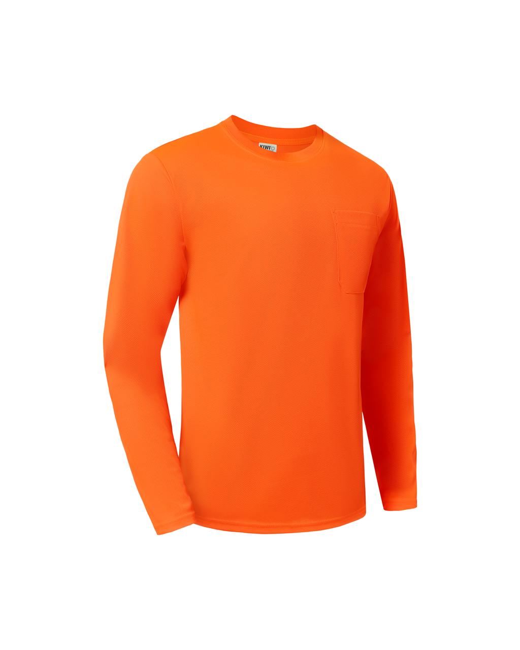 Hi-Vis Orange Safety Shirt – Long Sleeve