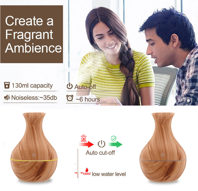 Vase Humidifier – USB Desk Humidifier, 130ML