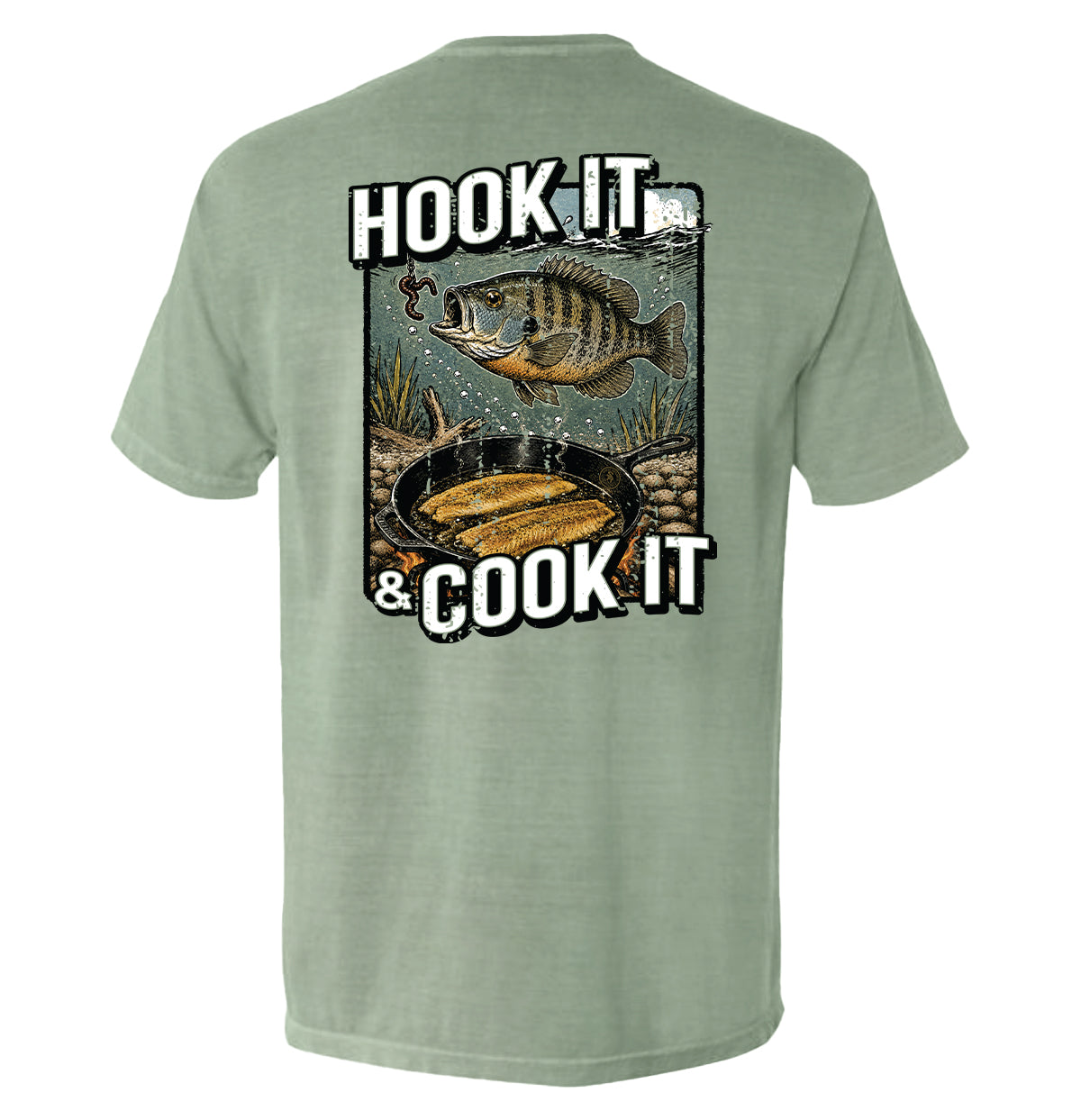 Hook It & Cook It – Fishing T-Shirt