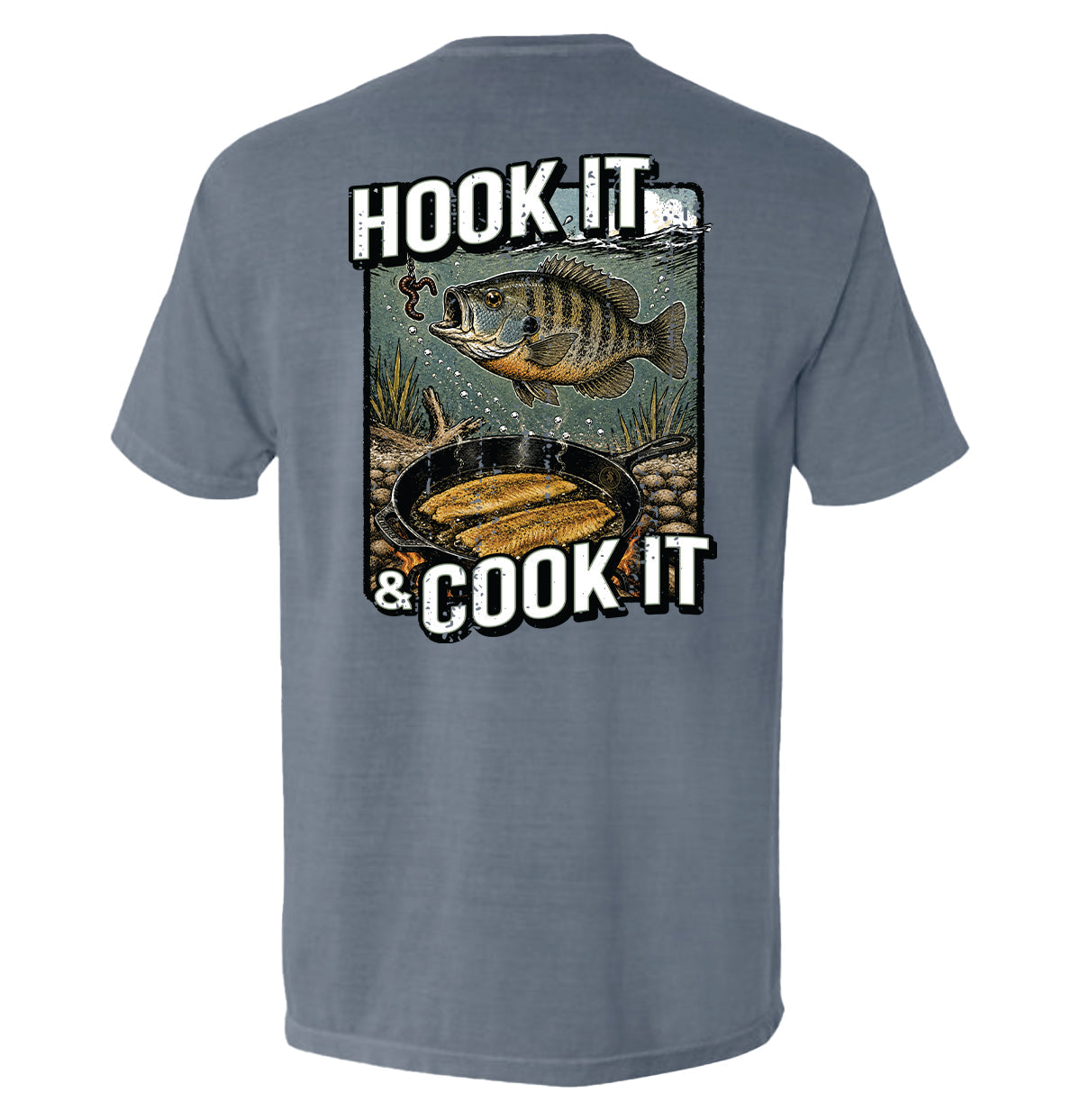 Hook It & Cook It – Fishing T-Shirt