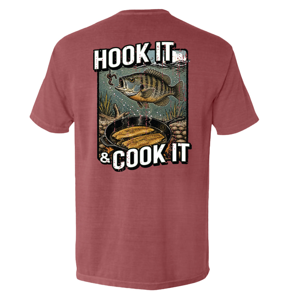 Hook It & Cook It – Fishing T-Shirt