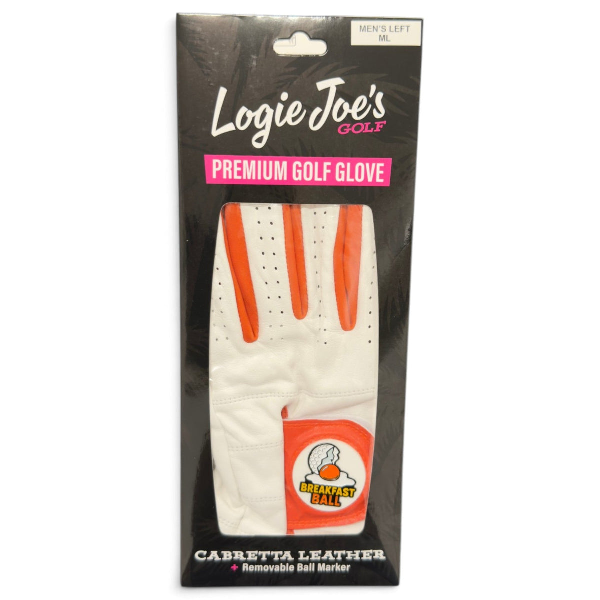 Breakfast Ball Cabretta Golf Glove – Magnetic Ball Marker