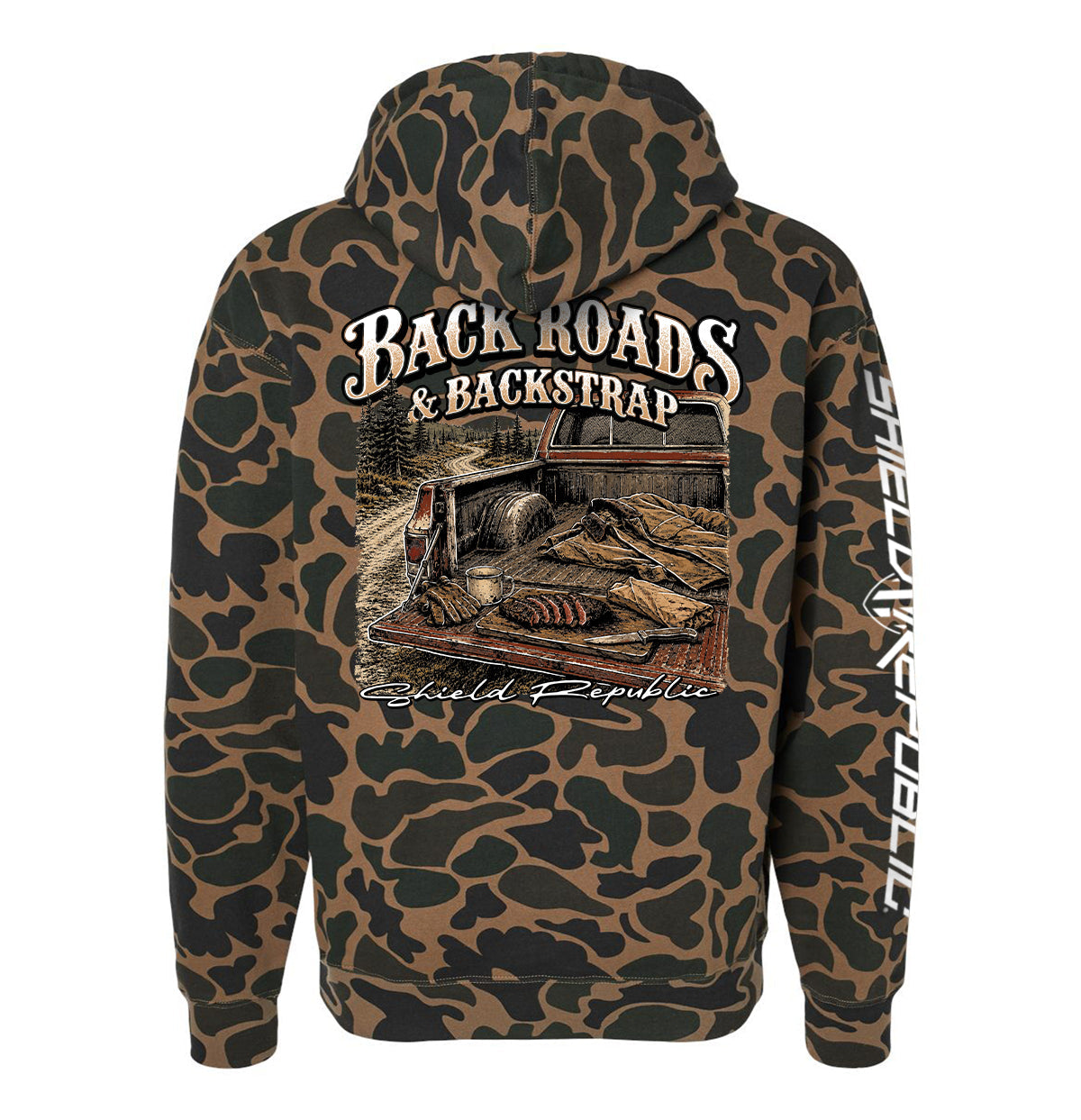 Back Roads & Backstrap – Deer Hunting T-Shirt
