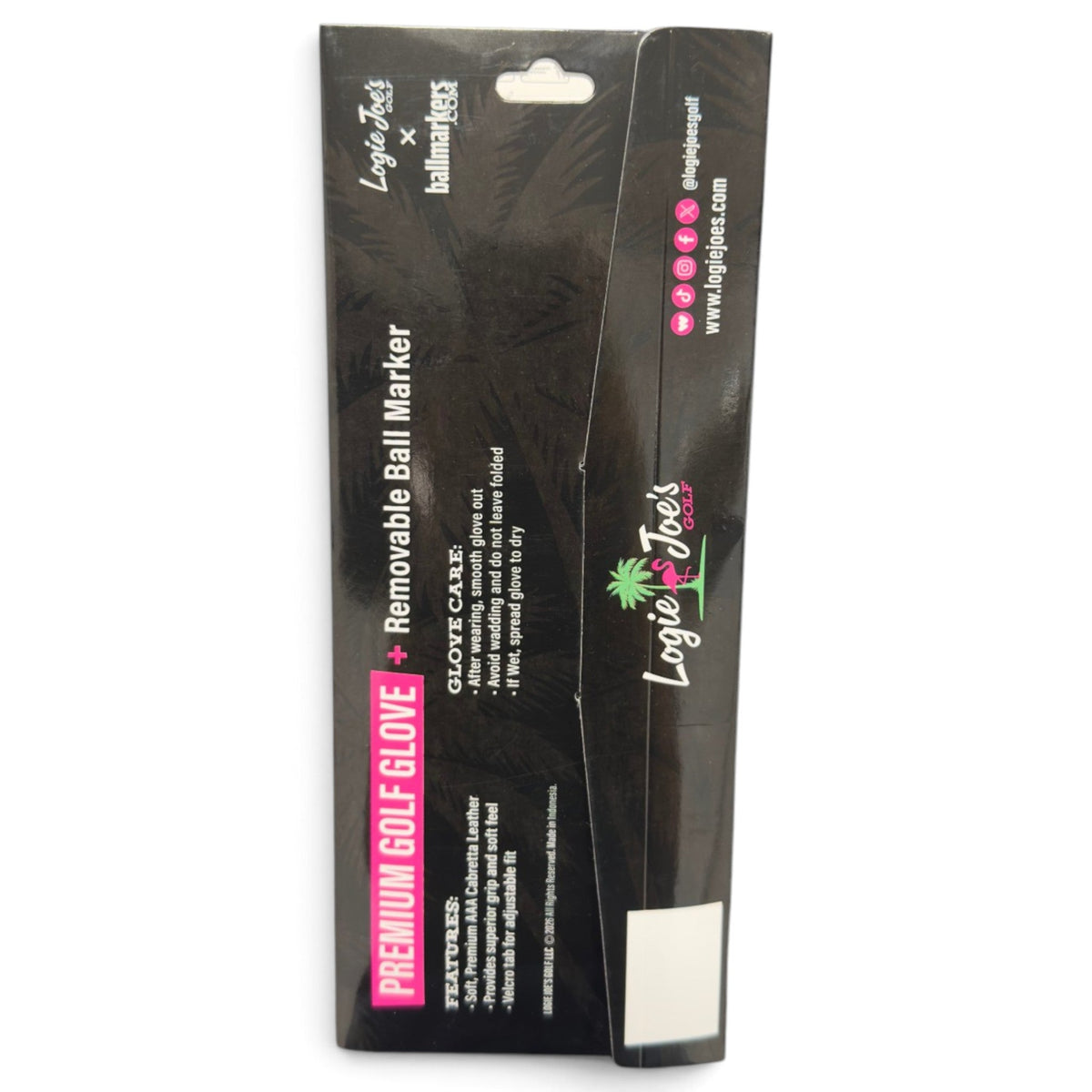 Transfusion Cabretta Golf Glove – Magnetic Ball Marker