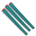 360 Golf Grips – 3 Pack Teal/Orange (Standard, Mid, Jumbo)