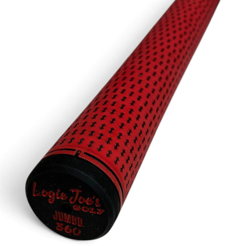 360 Golf Grips – 3 Pack Red/Black (Standard, Mid, Jumbo)