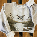 Mallard Duck Hunting Sweatshirt – Vintage Waterfowl Crewneck