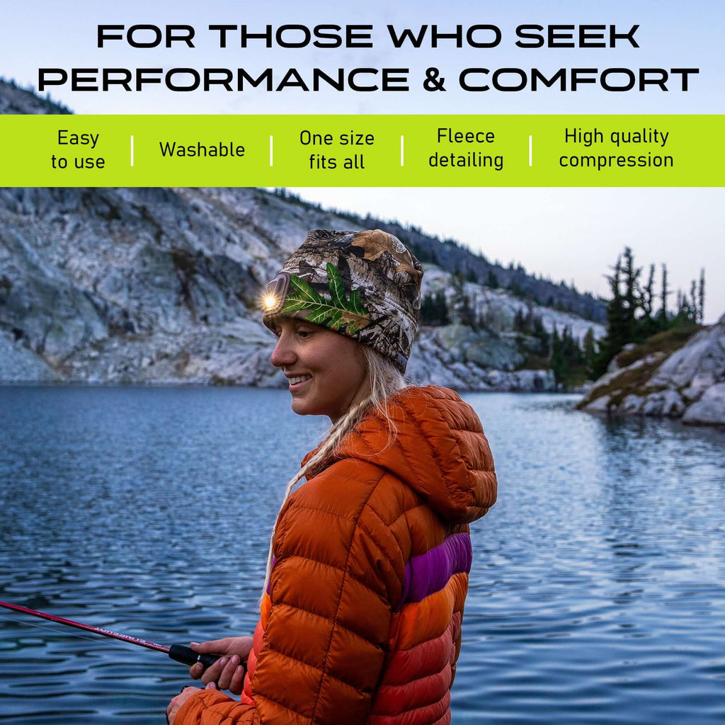 POWERCAP 3.0 Rechargeable LED Beanie – 150 Lumens, Fleece
