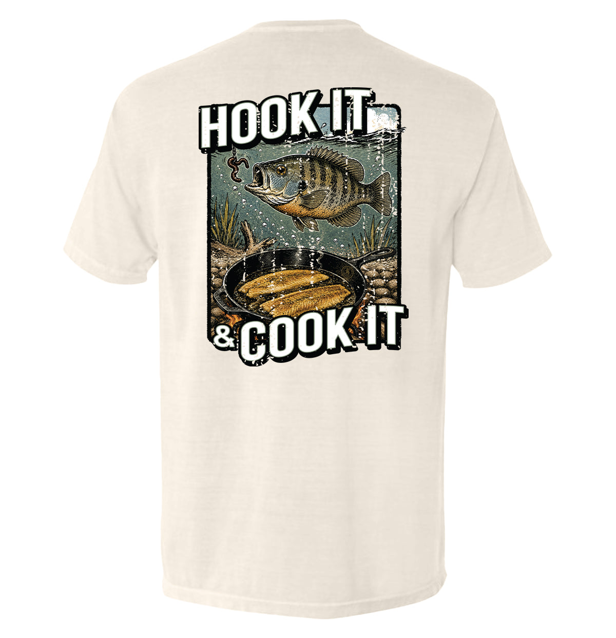 Hook It & Cook It – Fishing T-Shirt
