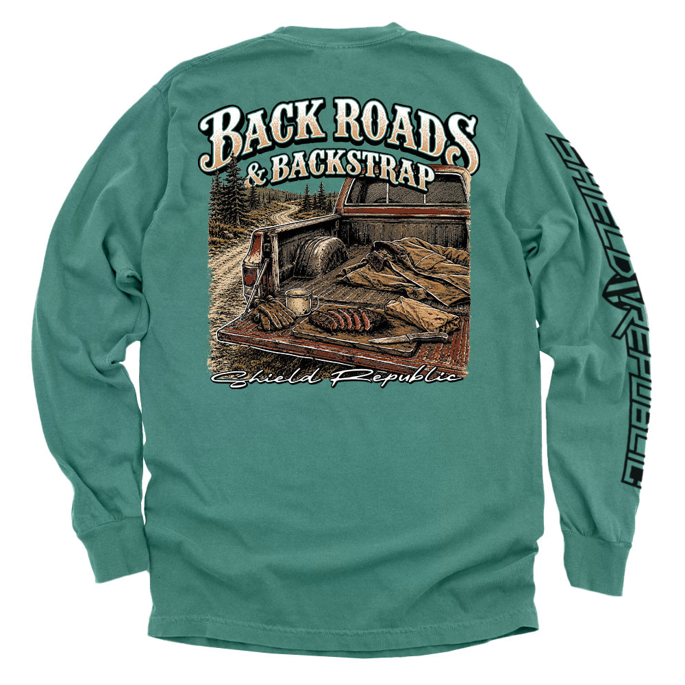 Back Roads & Backstrap – Deer Hunting T-Shirt
