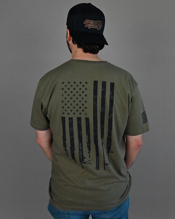 Firearm Flag – Shield Republic Shirts & Hoodies