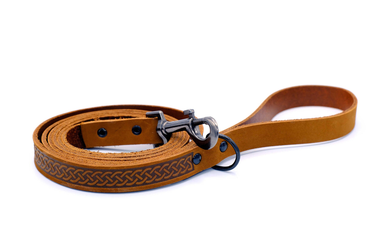 Celtic Sport Dog Collar & Leash Set – Quick-Release