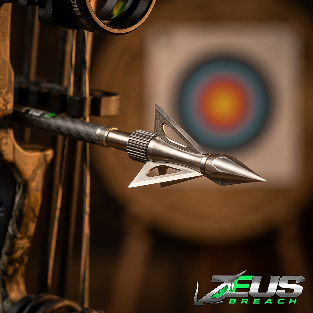Zeus Breach Broadheads – 4 Pack (100gr & 125gr Tips)