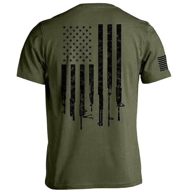 Firearm Flag – Shield Republic Shirts & Hoodies
