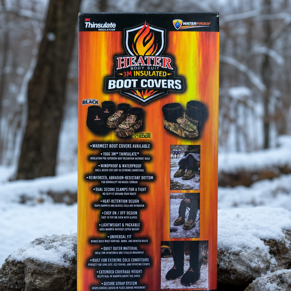 Heater Body Suit Boot Covers – Windproof & Waterproof