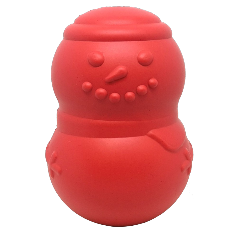 Snowman Treat-Dispensing Dog Toy for Power Chewers – USA-Made