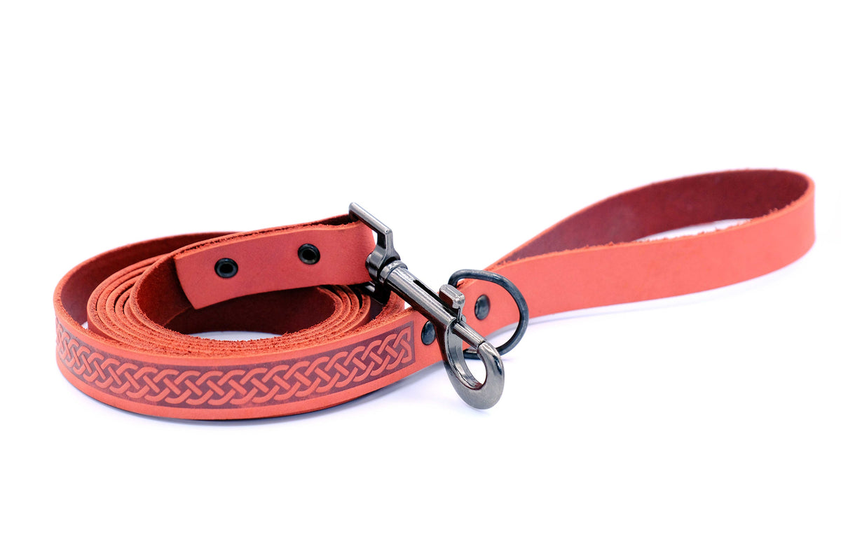 Celtic Sport Dog Collar & Leash Set – Quick-Release
